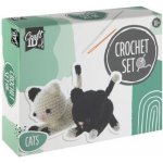 Grafix Sada háčkování Kočky – Zboží Dáma