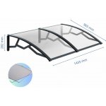 ARTPLAST Vchodová stříška 100x145cm čirá – Zboží Mobilmania