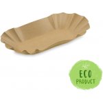 WIMEX Miska papírová oválná hnědá 10,5x17,5x3 cm – Sleviste.cz