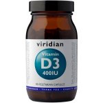 Viridian Vitamin D3 400 iu 90 kapslí – Hledejceny.cz