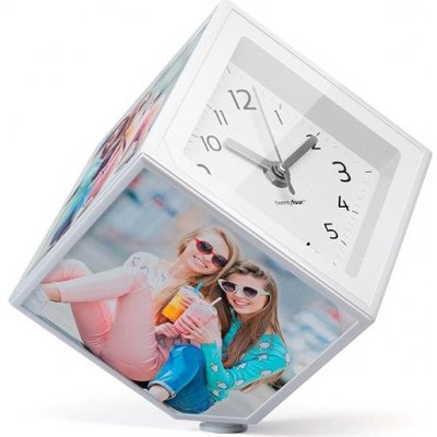 Balvi Fotorámeček Photo-Clock 26242, plast, 10×10, s hodinami, rotující – Hledejceny.cz