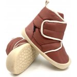 Bundgaard Nuri zimní dětské barefoot boty s membránou blush – Zboží Dáma