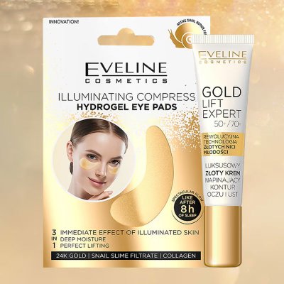 Eveline Cosmetics Gold Lift Expert Luxusní zlatý krém na oči a víčka 15 ml – Zbozi.Blesk.cz