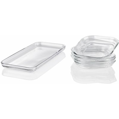 LIVARNO home Sada skleněných misek servírovací talíř 5 dílná sada – Zboží Dáma