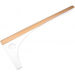 Prima-obchod Krejčovský příložník délka 60 cm, 80 cm, barva 2 - 80 cm přírodní stř. – Sleviste.cz