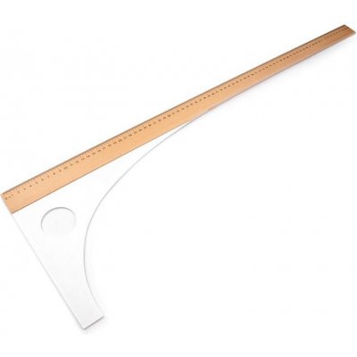 Prima-obchod Krejčovský příložník délka 60 cm, 80 cm, barva 2 - 80 cm přírodní stř. – Sleviste.cz