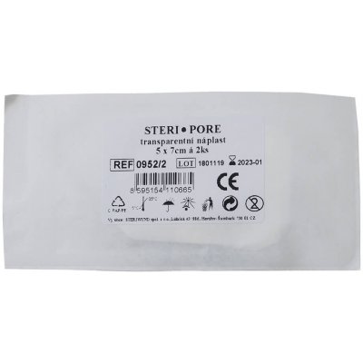 Steriwund Steri*Pore rychloobvaz 5x7 cm 2 ks – Zboží Mobilmania