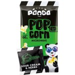 Panda Popcorn s příchutí zakysané smetany a bylinek 100 g – Zboží Dáma