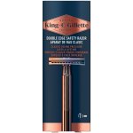Gillette King Double Edge + 4 ks hlavic – Zboží Dáma