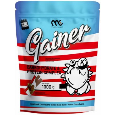 MuscleClinic Gainer Smoothie 1000 g – Zboží Mobilmania