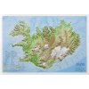 Nástěnné mapy L.A.C. Island - plastická mapa 66 x 46 cm Varianta: bez rámu, Provedení: plastická mapa
