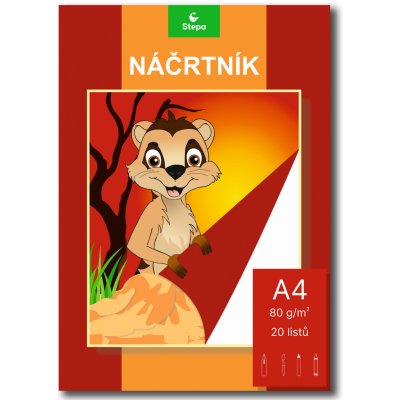 Stepa Náčrtník A4/20listů – Zboží Dáma Stepa Náčrtník A4/20listů – Zboží Dáma