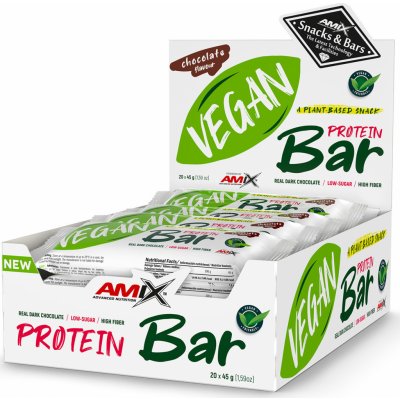 Amix Vegan Protein Bar 45g – Zboží Mobilmania