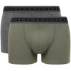 Boxerky, trenky, slipy Dim Green Ecosmart Boxer 2x pánské bio boxerky 2 ks zelená tmavě zelená