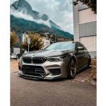 BMW TUNING G30 F90 M5 Front Lip Piano Black Vacuum Plastic / 2017 - 2020