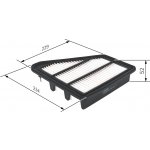 Vzduchový filtr BOSCH F 026 400 453 (F026400453) – Hledejceny.cz