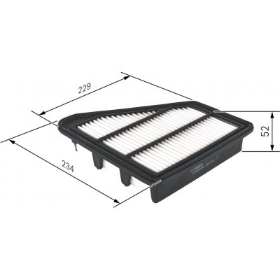 Vzduchový filtr BOSCH F 026 400 453 (F026400453) – Hledejceny.cz