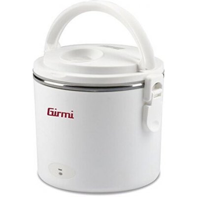 Ohřívač jídla Girmi, SC0101, kapacita zásobníku 0,7 L, objem talíře 0,5 L, sklopná rukojeť, odnímatelný kabel, parní ventilace, 40 W