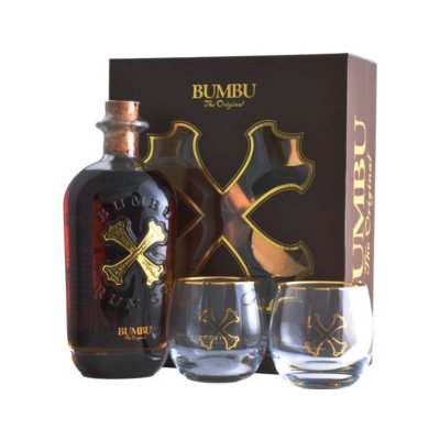Bumbu The Original 40% 0,7 l (dárkové balení s 2 skleničkami) – Sleviste.cz