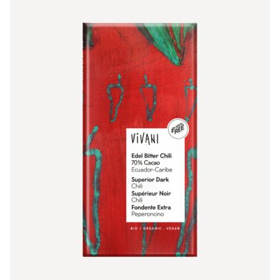 VIVANI hořká 70% s chilli 100 g – Zbozi.Blesk.cz