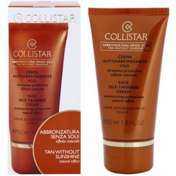 Collistar Abbronzatura Senza Sole samoopalovací krém na obličej (Face Self Tanning Cream) 50 ml