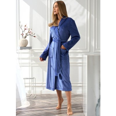 L&L dámský župan 2510 AURA NAVY – Zboží Dáma