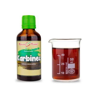 Bylinné kapky tinktura Karbinec evropský nať 50 ml – Hledejceny.cz