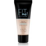 Maybelline Fit Me! Matte + Poreless sjednocující make-up s matujícím efektem 110 Porcelain 30 ml – Zboží Mobilmania