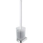 Nimco Nikau WC štětka nástěnná s držákem matné sklo chrom NK 30094CN-HR-26 – Hledejceny.cz