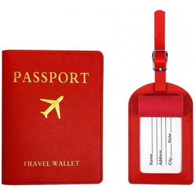 Amparo Miranda Pouzdro na doklady se jmenovkou AM06 červená – Zboží Živě