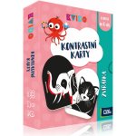 Albi Kontrastní karty Zvířátka Kvído – Zboží Živě