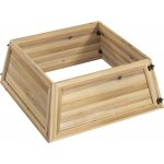 HOMCOM Kryt na stojan vánočního stromečku 65 x 65 cm přírodní – Hledejceny.cz