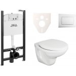 Závěsný WC set Jika do lehkých stěn / předstěnová montáž + WC Fayans Neo SIKOJSJ1 – Sleviste.cz