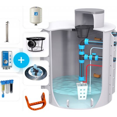 Plastino Sestava k obetonování 12m3 nádrž k zalévání a splachování WC – Zbozi.Blesk.cz