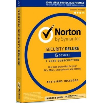 Symantec Norton Security 5 lic. 1 rok, ESD (21358352)