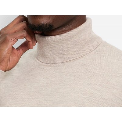 Olymp z vlny merino béžový – Zboží Dáma