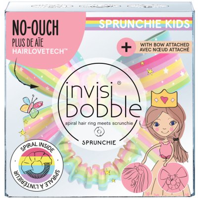 Invisibobble KIDS SLIM SPRUNCHIE w. BOW Let‘s Chase Rainbows – Hledejceny.cz