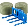 Sběratelský model Britains Accessories Fleming Double Bale Lifter Balla Di Fieno Blue 1:32