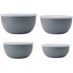 Kuchyňské misky KitchenAid s víkem, šedé, set 4 ks KQG176OSCGG – Hledejceny.cz