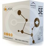 Solarix SXKL-5E-FTP-PVC-GY CAT5e FTP, 305m, šedý – Zbozi.Blesk.cz