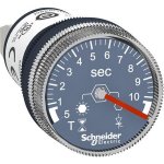 Schneider Electric XB5DTGM2 Časovač, montáž na panel, zpožděné sepnutí, 0,5 s až 10 s, 100…240 V AC/DC – Sleviste.cz