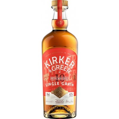 Kirker & Greer Single Grain 10y 43% 0,7 l (holá láhev)