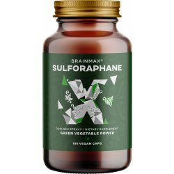 BrainMax Sulforaphane 35 mg Sulforafan, 100 rostlinných kapslí