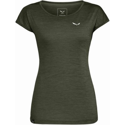 Salewa Puez Melange Dry W S/S tee black out melange – Hledejceny.cz