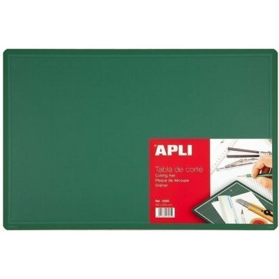 APLI řezací podložka oboustranná 450 x 300 mm PVC zelená – Sleviste.cz