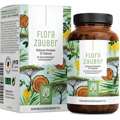Naturtreu Střevní flóra Komplex bakteriálních kultur a funkční vlákniny 60 kapslí – Hledejceny.cz