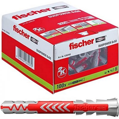 Hmoždinka DuoPower Fischer - 6x50 – Zbozi.Blesk.cz