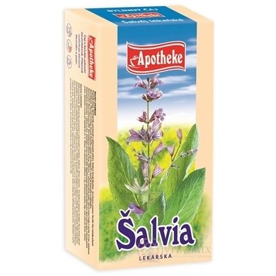 Apotheke čaj ŠALVÍ LÉKAŘSKÁ 20 x 2 g – Zbozi.Blesk.cz