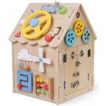 2Kids Toys Activity board Domeček přírodní – Sleviste.cz