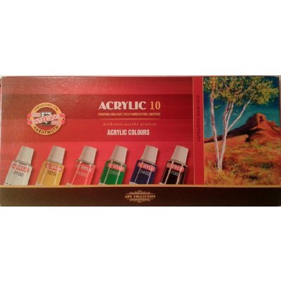 Koh-i-noor akrylová barva souprava 10x16 ml – Sleviste.cz